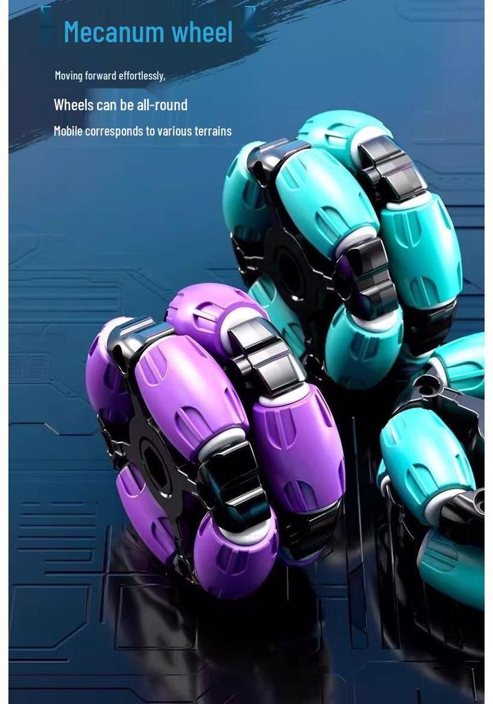 Six-Wheel Remote Control Stunt Tank: Gesture-Sensing Off-Road Water Bomb Toy for Kids