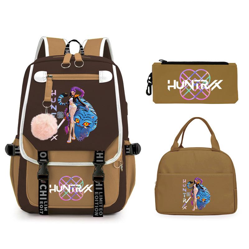 KPop Demon Hunters Demon Hunters Printed Fashion Children's Backpack Foreign Trade Trend Student School Bag