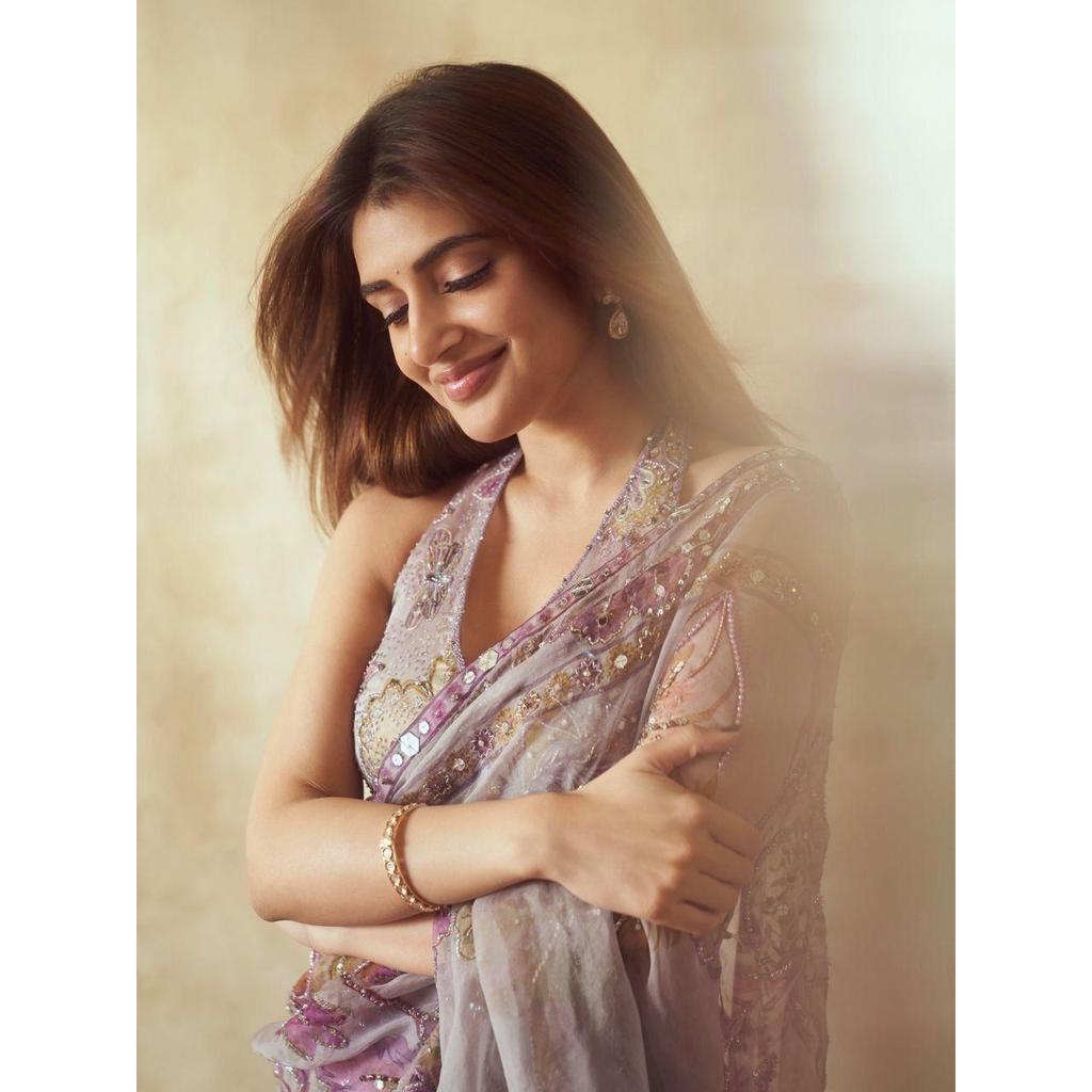 Premium Tabby Silk Saree – Multicolour Mirror Work Masterpiece