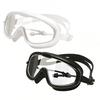 Adults Wide View Swim Goggles with Earplugs Waterproof No Leakage Anti-Fog Men Women Swimming Goggles Diving Snorkeling Equipment
