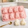 Food Grade Silicone Mold for Mousse Pudding Cake Easy Release French Style Baking Tray Santa and Tree Shaped for Oven Microwave Dishwasher