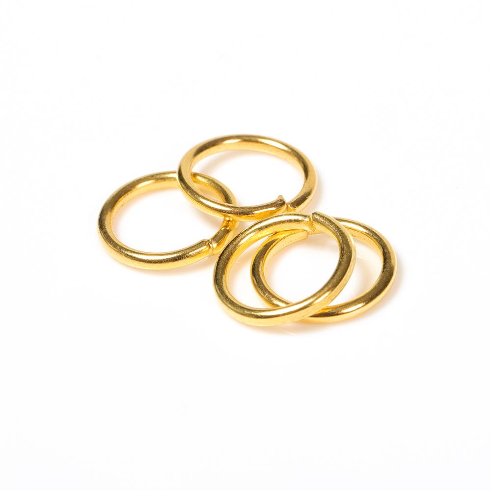 400pcs/lot Wholesale Jump Rings Gold Color Open Rings 4-10mm Split Ring Connectors for Jewelry Making DIY Findings Components