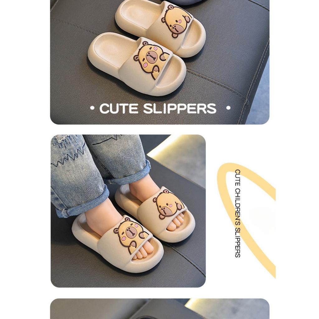 EVA Dětské a dospělé pohodlné kreslené pantofle s pohodlnou podrážkou vhodné pro interiérový design a domácí pantofle