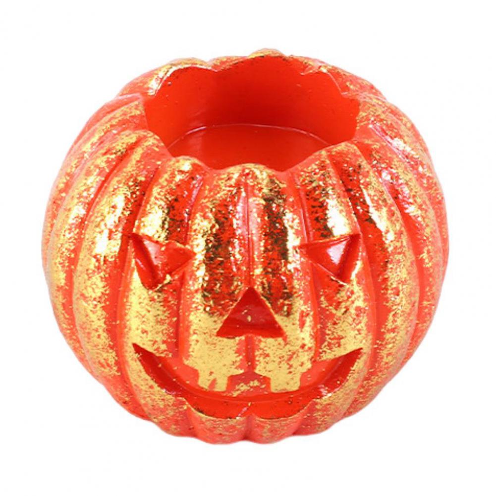 Spooky Candle Holder Spooky Halloween Candle Holder Set with Ghost Pumpkin Designs Tealight Candle Stand Centerpiece for Desktop