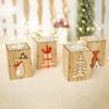 Candlestick Candle Holder Wooden Candelabrum Christmas Mini Creative Beautiful Table Santa Claus