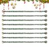 Garland Ties 8 Piece Wreath Hooks Realistic with Bells Garland Ties for Stairs for Christmas Tree Lights Bows Stairs Railing