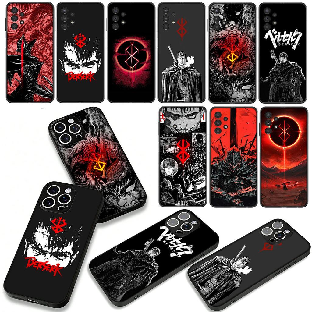 Berserks Wallpaper Guts Cover Phone Case for Xiaomi Redmi 15C 15 A4 A5 9A 9T 10A 10C 9C NFC 14C Note 11 9 10 Pro 8T