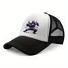 pc BatUnisex Adjustable Snapback Baseball Cap with Cartoon print  Lightweight Breathable Mesh Back  Polyester for Outdoor Sp