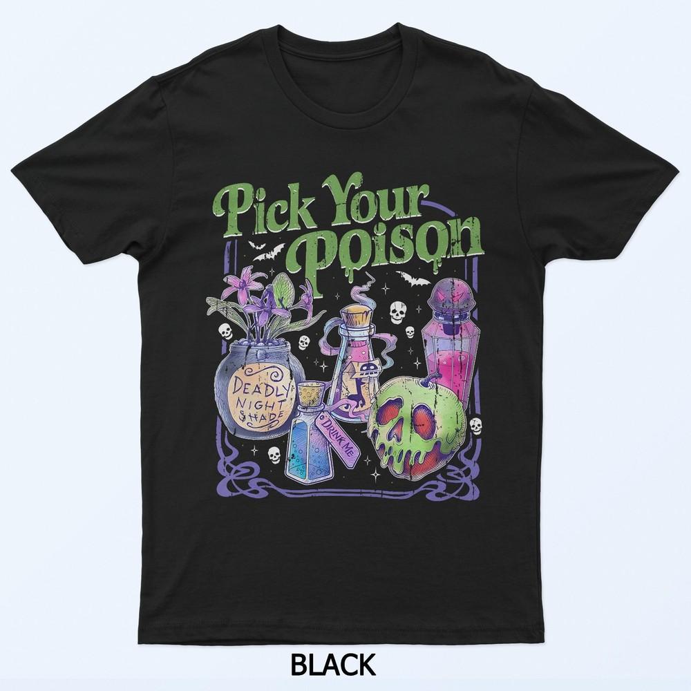 Pick Your Poison Vintage Princess Halloween T-Shirt