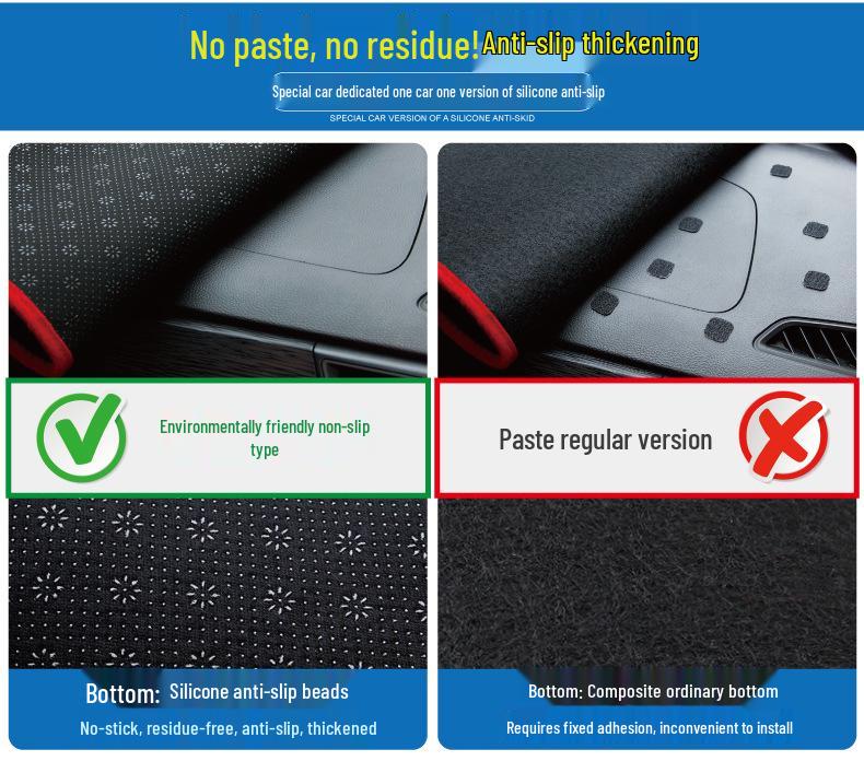 Tapis Pare-Soleil Antireflet, Isolant Thermique, Antidérapant pour Tableau de Bord GAC Trumpchi GS3 / GS8 / GM8