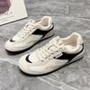 Korean version of the popular mesh breathable sports and leisure shoes women's autumn 2025 new niche lace-up flat-bottomed German training shoes