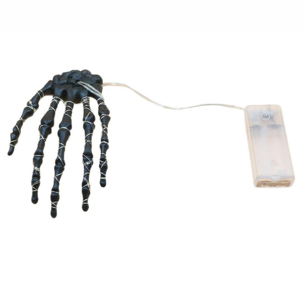LED Glowing Skeleton Hand Handmade Halloween Decorative Lights  Indoor Outdoor