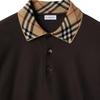 Burberry Check Collared Long Sleeved Polo Shirt 81160121