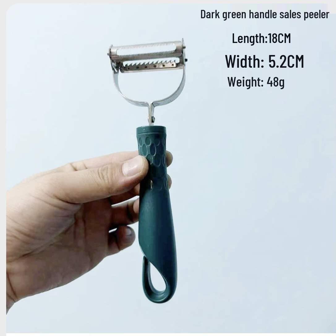 Premium Stainless Steel Multi-Purpose 3-in-1 Potato Peeler with 304 Serrated Blade