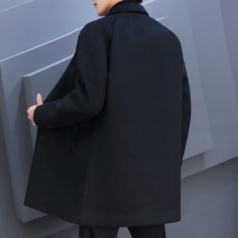 FAPAI.EC Men's Wool Blend Overcoat