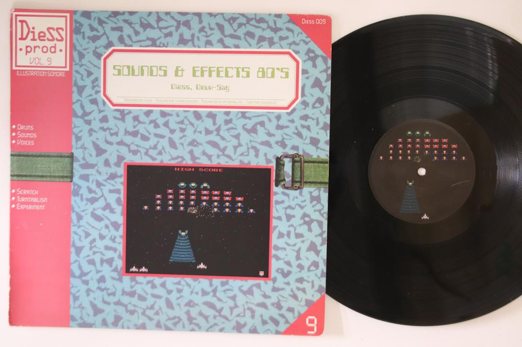 LP Record DIESS, DEUX SAY, UGLY MAC BEER - Sound & Effect 80's DIESS009 DIESS PROD 2008 France Dance & Electronica Used