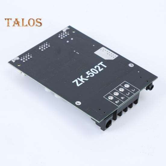 Audio Amplifier Board Module with Bass And Treble Adjustment ZK-502T Pre-Amplifier Board for Stereo Systems 50W*2 High-Fidelity Sound Overheating