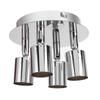 GU10 Lamp Holder 4 Head Ceiling Light Base Adjustable Lamp Holder for Bedroom Kitchen 85‑265V