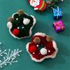 Seasonal Plush Hair Bands Comfortable Hair Scrunchies with Christmas Cheer Festive Hair Decorations for Women