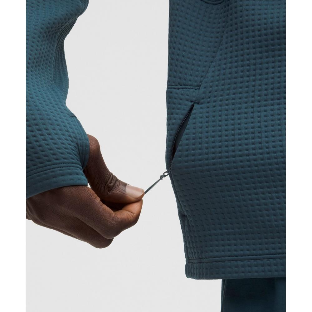 Lululemon Waffle Knit Half Zip Indochine Blue