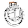 S/M/L Discreet Stainless Steel Penis Cage Durable BDSM Virginity Lock Toy for Long-time Wear Male Masturbation Control Device
