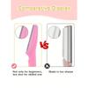 12 stuks Vrouwen Wenkbrauwscheermesje, Gezichts- & Lichaamshaartrimmer, Scheermesje, Wenkbrauwverwijderaar Met Deksel, Kleine Verzorgingstool Set