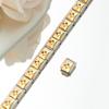 2024 DIY Personalized Shiny Classic Burger Coffee Beverage 304 Stainless Steel Italian Charm Bracelet Link 9mm * 10mm Module