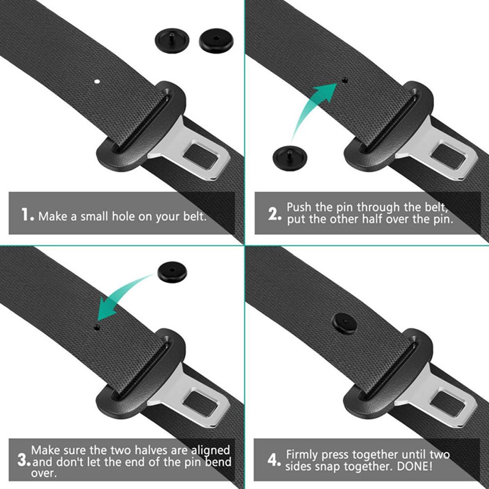 5/10PCS Car Seat Belt Limiter Buckle Safety Belt Positioning Anti-slip Button Pick for Honda Toyota Mercedes-Benz and BMW