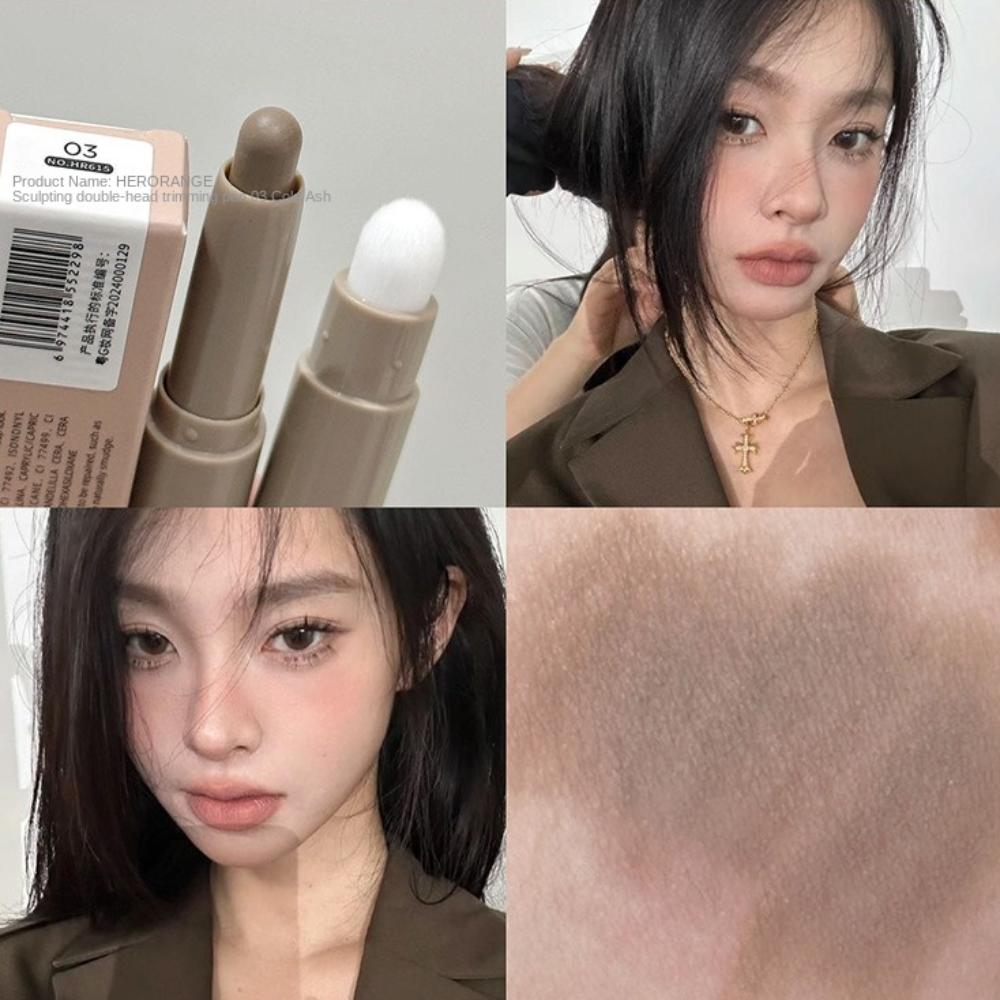 2 in 1 Contouring Makeup Pen 3D Face Nose Cosmetics New Nose Shadow for Girls Women