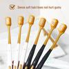 High-Density Soft Bristle Adult Toothbrush - 6-Pack for Deep Cleaning Oral Care