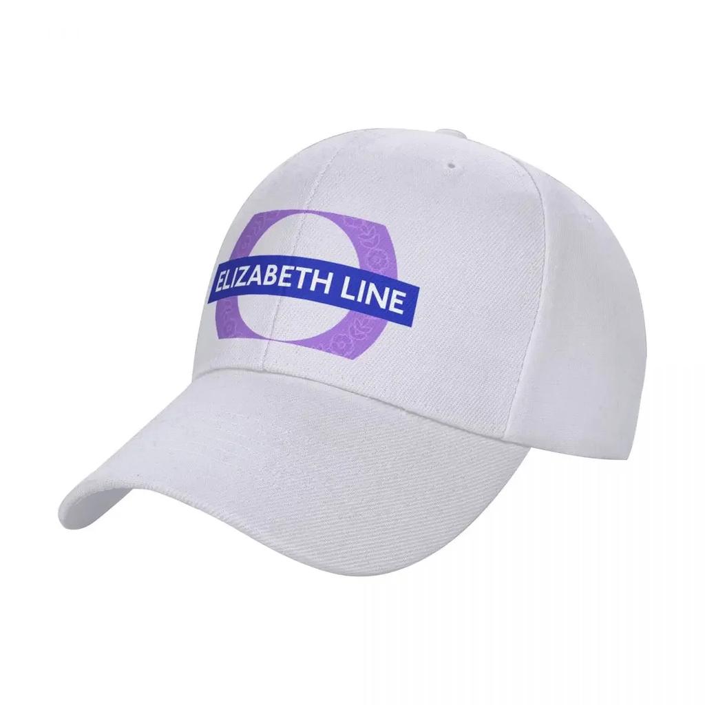 New Elizabeth Line with crown Classic Baseball Cap Unisexs big size hat sun hat Wild Ball Hat F Boy Womens