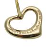 Used TIFFANY&Co. Pierce Open heart K18 yellow gold 2.5g Yellow Gold El Saperetti