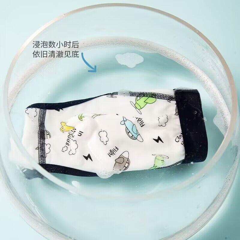 4Pc/Lot Children's Cute Cartoon Panties Boys Pure Cotton Underwear Soft Colorful Underpants Briefs