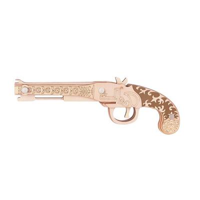 Woody Three Dimensional Puzzle G007 Puzzle Gun Korea 3d Puzzle
