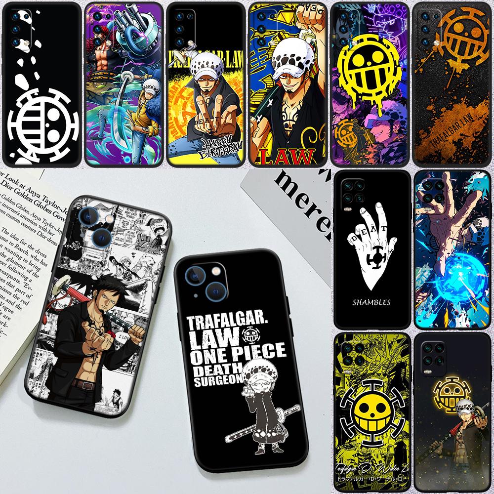 One Piece Law New High-End Shell Phone Case for iPhone 16 15 14 13 12 Pro Max Plus Mini