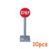 Non-Toxic Moc City Traffic Road Signs Signal Light Building Block Bike Bicycle Scooter Motorcycle Vehicle Scene Construction Accessories