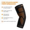 IMPETUS 3D Elbow Support – Elbow Brace for Men & Women for Gym, Sports & Pain Relief | Compression Sleeve | Tennis Elbow Sleeve for Workout, Cric