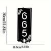 Unique Tailored Black Metal Family Name Sign Matte Finish Wall Art Home Living Room Outdoor Patio Decor