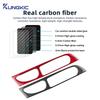 Real Soft Carbon Fiber Sticker For Renault Clio 4 2013 2014 2015 2016 2017 2018 LHD RHD Car Front Window Button Inner Outer Trim
