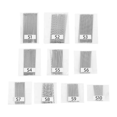 25Pcs Multi-size Small Eye Hand Sewing Needle Home Sewing Nickel-plated Steel Needle Cross-stitch Hand Embroidery Clothes Needle