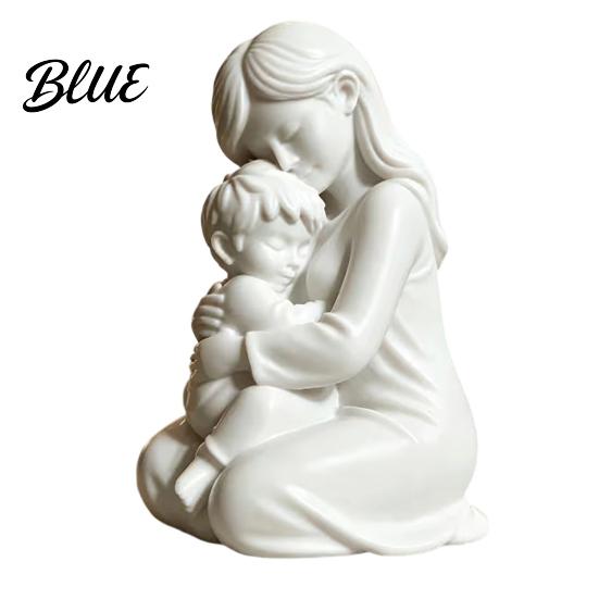 Maternal Love Figurine 3D Printed Mother And Baby Figurines Ornaments Nordic Style Warm