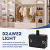 AEE4-4 Pcs Cabinet Door Switch Cabinet Lamp Switch Drawers Open On Close Door For 12V 24V 110V