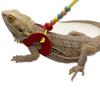 Adjustable Reptile Harness Set Soft Lizard Leash Durable Lizard Traction Rope  Amphibians