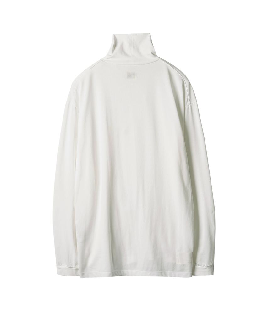 Leopeusaideu Turtleneck Long Sleeve Off White