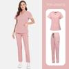 Beauty Salon Overalls, Operating Room Hand Washing Clothes, Hand Washing Clothes, Short-Sleeved Doctor Elastic Nurse Clothes Set