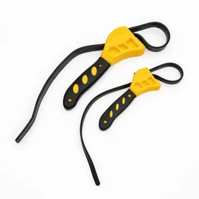Adjustable Multi-Size Rubber Belt Wrench for Auto Repair and Plumbing