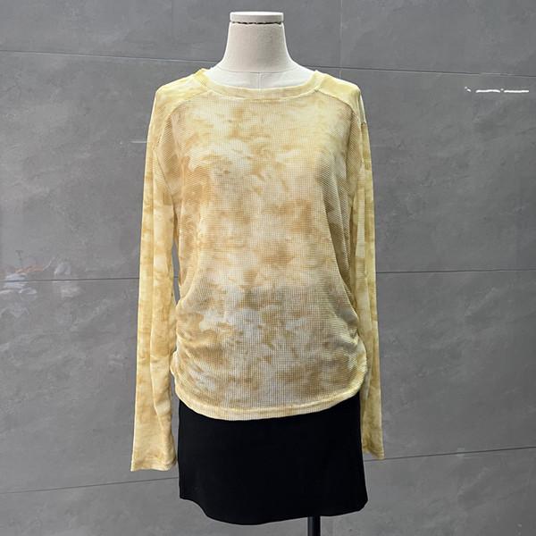 

Женский пуловер с длинным рукавом в корейском стиле тай-дай с защитой от солнца XL (around 125 lbs)