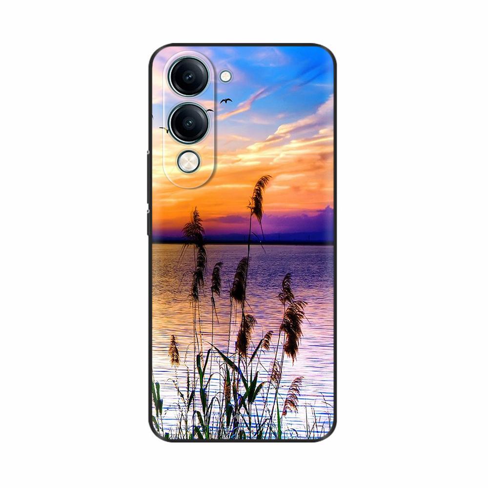 For Vivo Y19 5G Case Cool Painting Soft TPU Covers Black Silicone Back Cover for Vivo Y19 5G Y 19 Phone Cases Cartoon Fundas