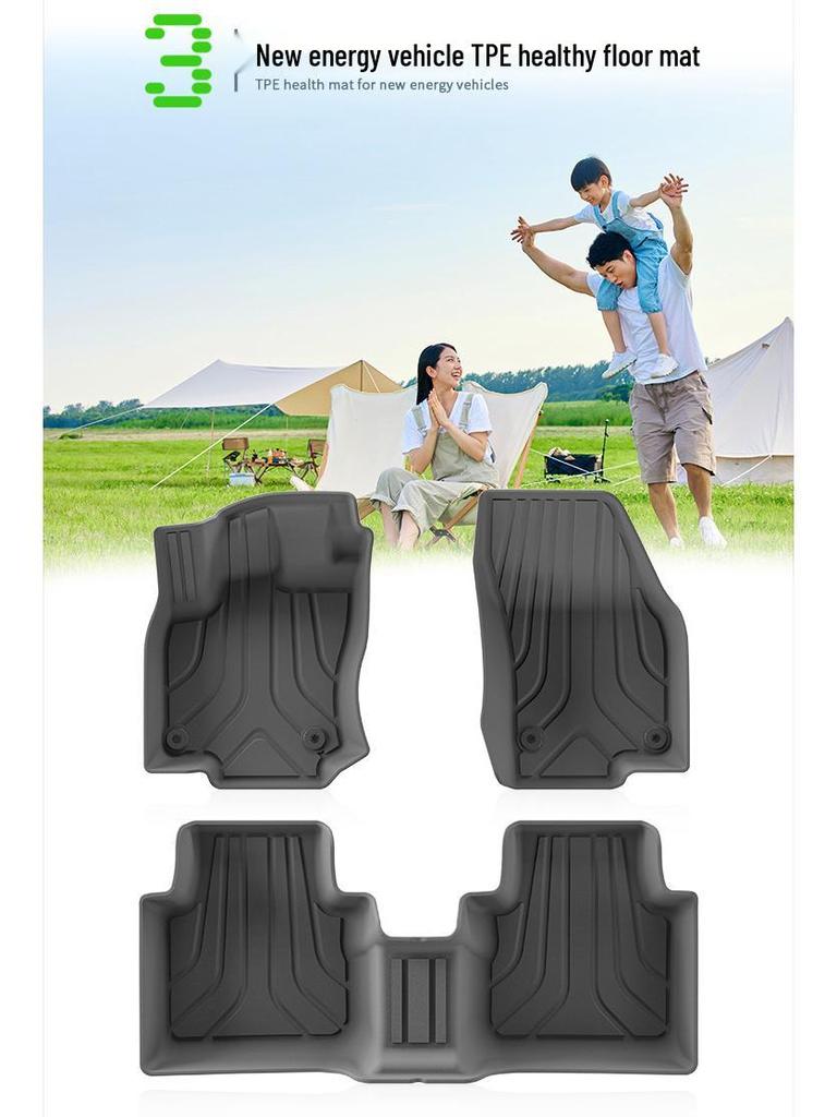 Custom TPE Trunk and Floor Mats for 25 Volkswagen Tayron L Models - Durable and Wear-Resistant