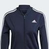 adidas Essentials 3-Stripes SS25 Track Suit Primegreen Zip Comfortable Sports Long Sleeve Jacket Simple Fashion Soft Long Pants Casual Set H10155